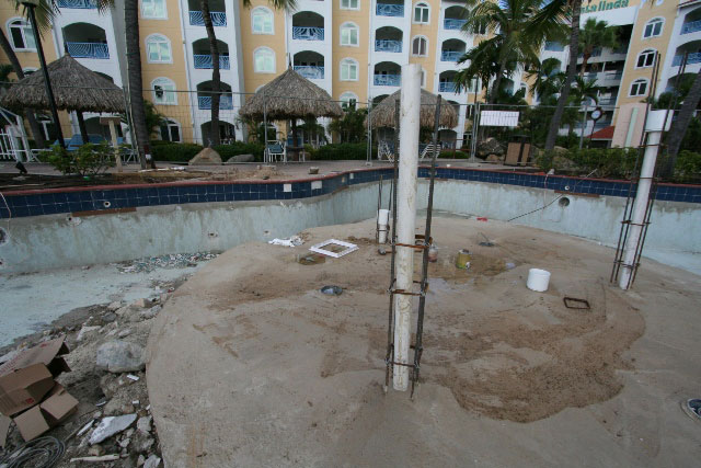Pool repairs - October 11, 2011